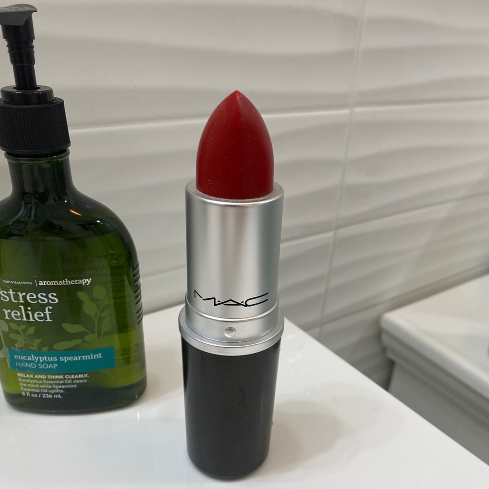 MAC makeup brush container